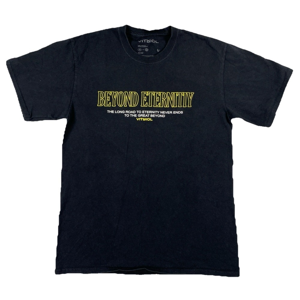 Vitriol Beyond Eternity T-Shirt Black Men's Medium (Hole)